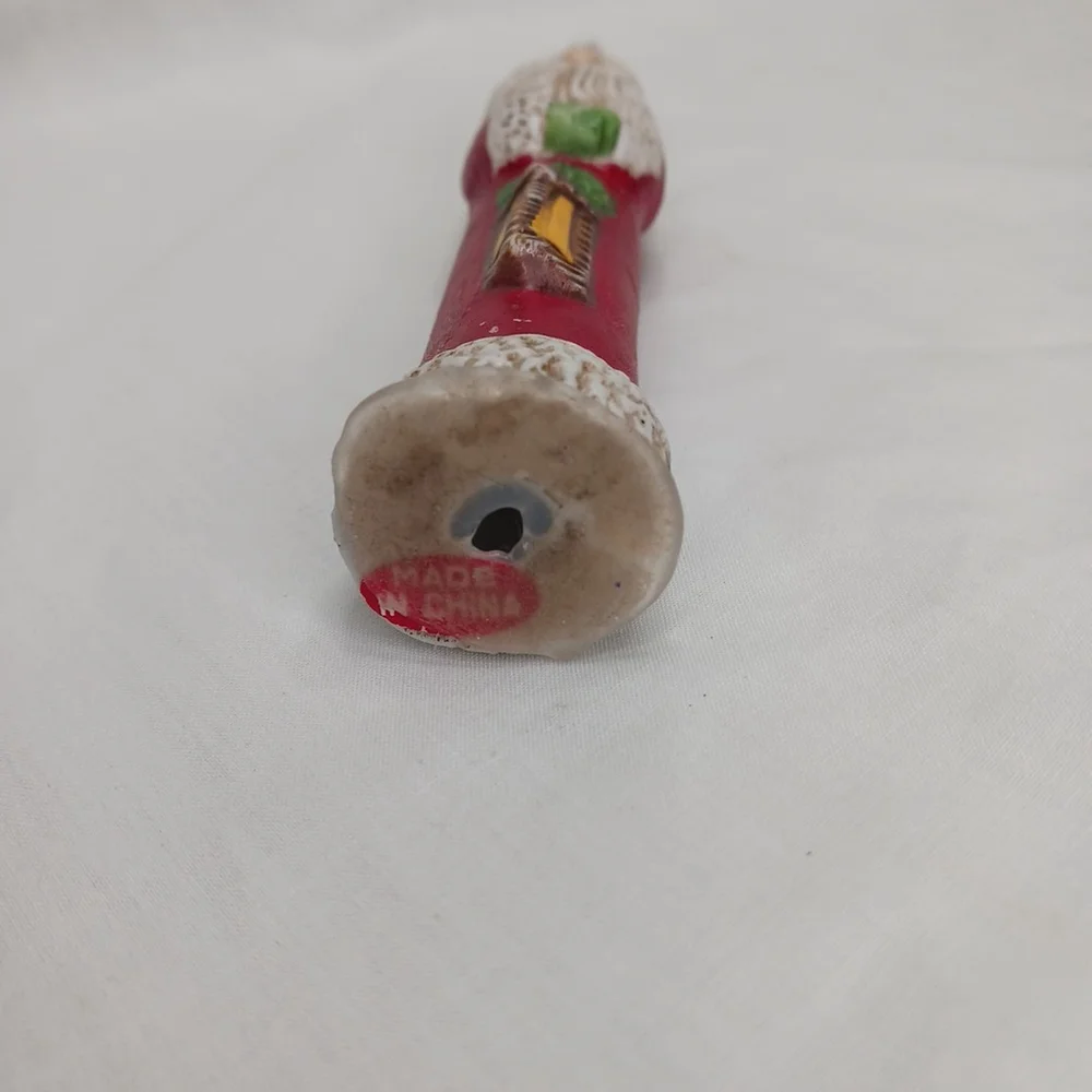 Christmas Ceramic Santa Claus Ornament Jim Shore Style 6